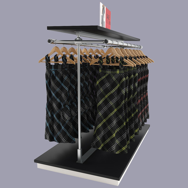 max female dresses rack - Female Detailed Dress Rack by 3dlittlebee